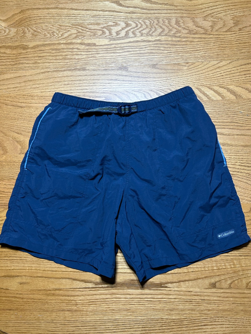 Men’s Columbia Navy Adjustable Swim Trunks Size Medium